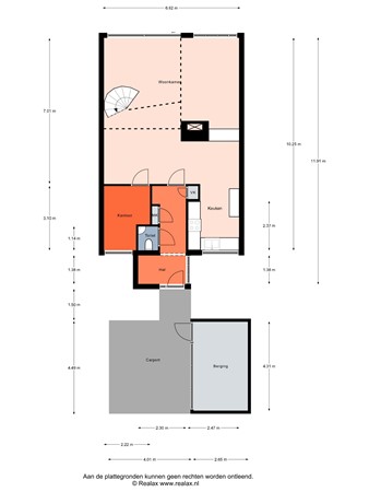 Floorplan - Vivaldiweg 40, 3752 HB Bunschoten-Spakenburg